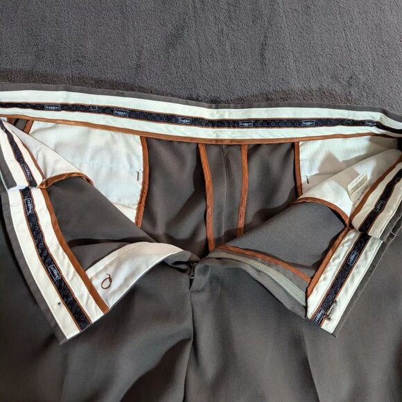 Haggar Generations Pants Mens 40x29 Beige Cotton - Picture 6 of 7